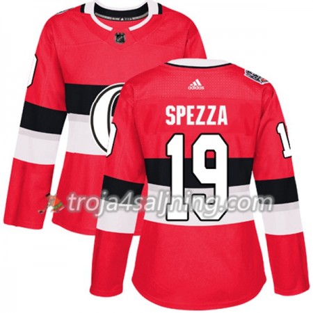 Ottawa Senators tröja Jason Spezza 19 Röd 2017-2018 Adidas Classic Authentic - Dame NHL Tröjor